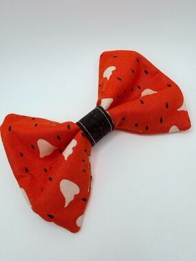 Ghost print handmade over the collar dog bow tie